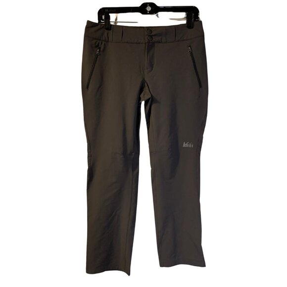 REI Women's Activator Soft Shell Pants Petite Size 6P Gray FLAWED Hiking Nylon - Picture 1 of 9